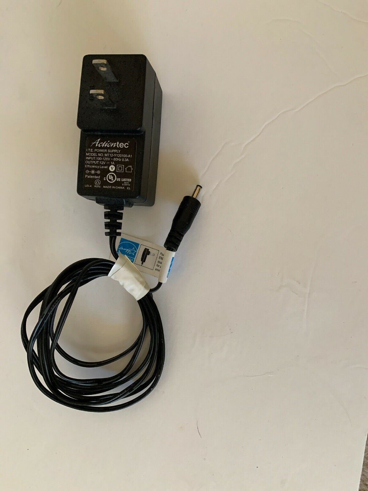 NEW Actiontec MT12-Y120100-A1 Power Supply Charger 12V 1A ac Adapter